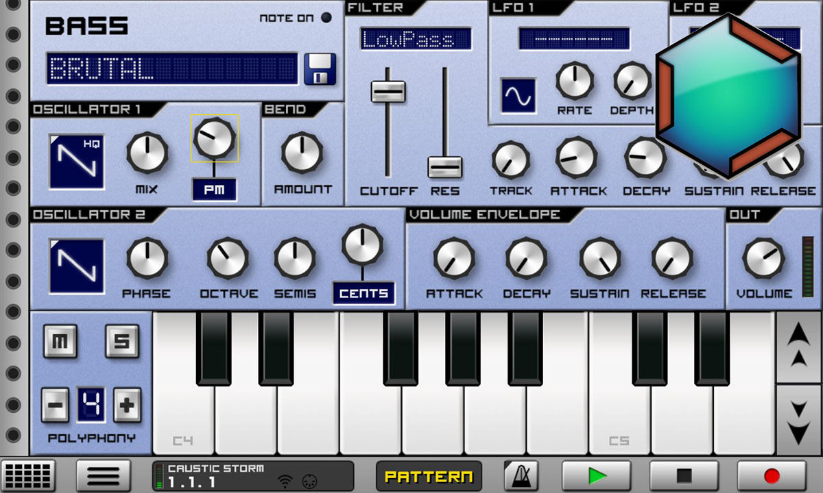 Caustic 3, una colección de sintetizadores perfectos para la creación musical