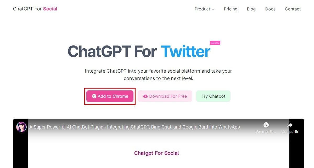 ChatGPT for Social