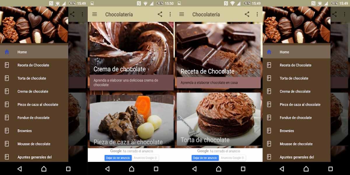 Chocolatería-las mejores apps de recetas para postres