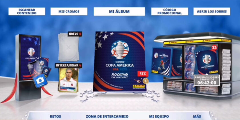 Canjea todos los códigos de sobres gratis y completa tu álbum de la Copa América 2024