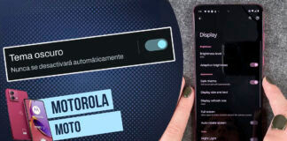 Como activar Tema oscuro en Motorola