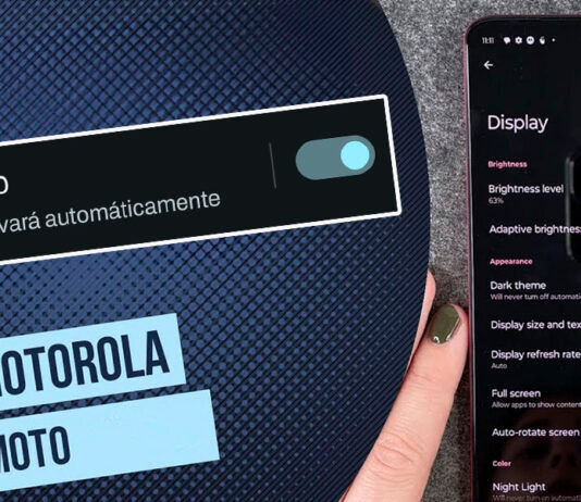 Como activar Tema oscuro en Motorola
