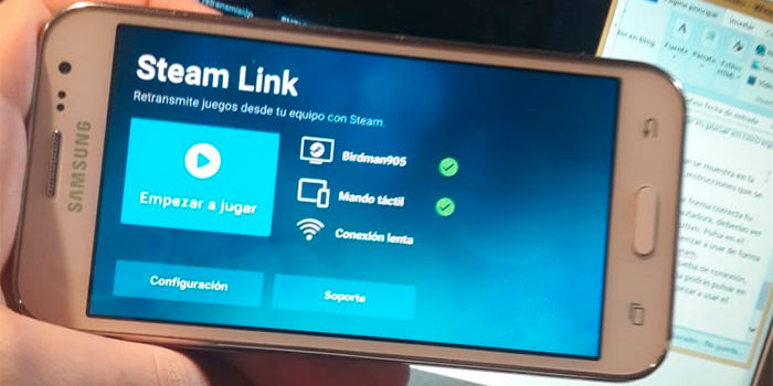 Como conectar SteamLink en Android