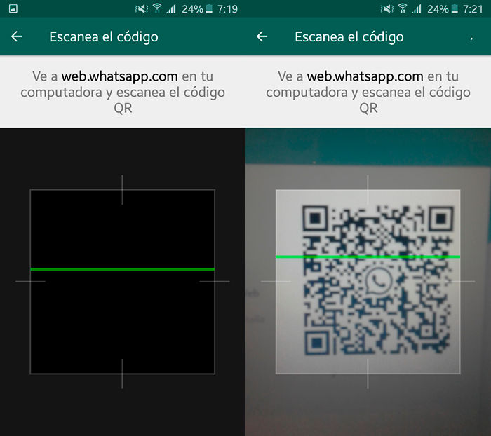 Como conectar WhatsApp Web Paso 3