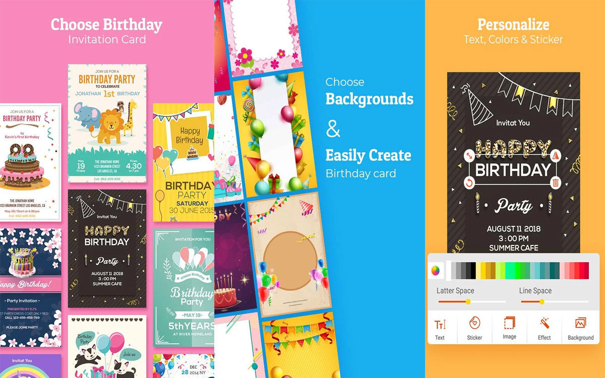 Birthday Invitation Maker, una opción sencilla y creativa