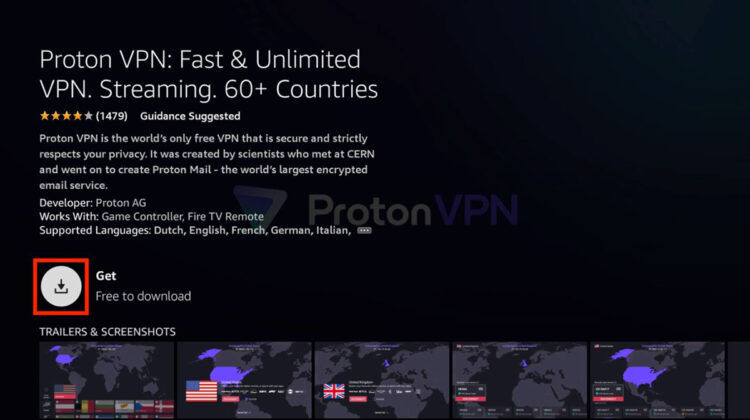 Cómo descargar e instalar Proton VPN en un Fire TV Stick 4