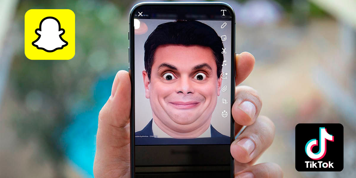 Como encontrar filtro cara sorprendida en Snapchat viral TikTok