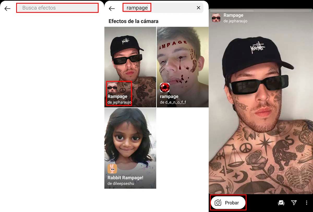 Cómo guardar filtro Instagram que te pone tatuajes en la cara