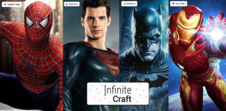 Como hacer Spiderman Superman Batman Iron Man Infinite Craft
