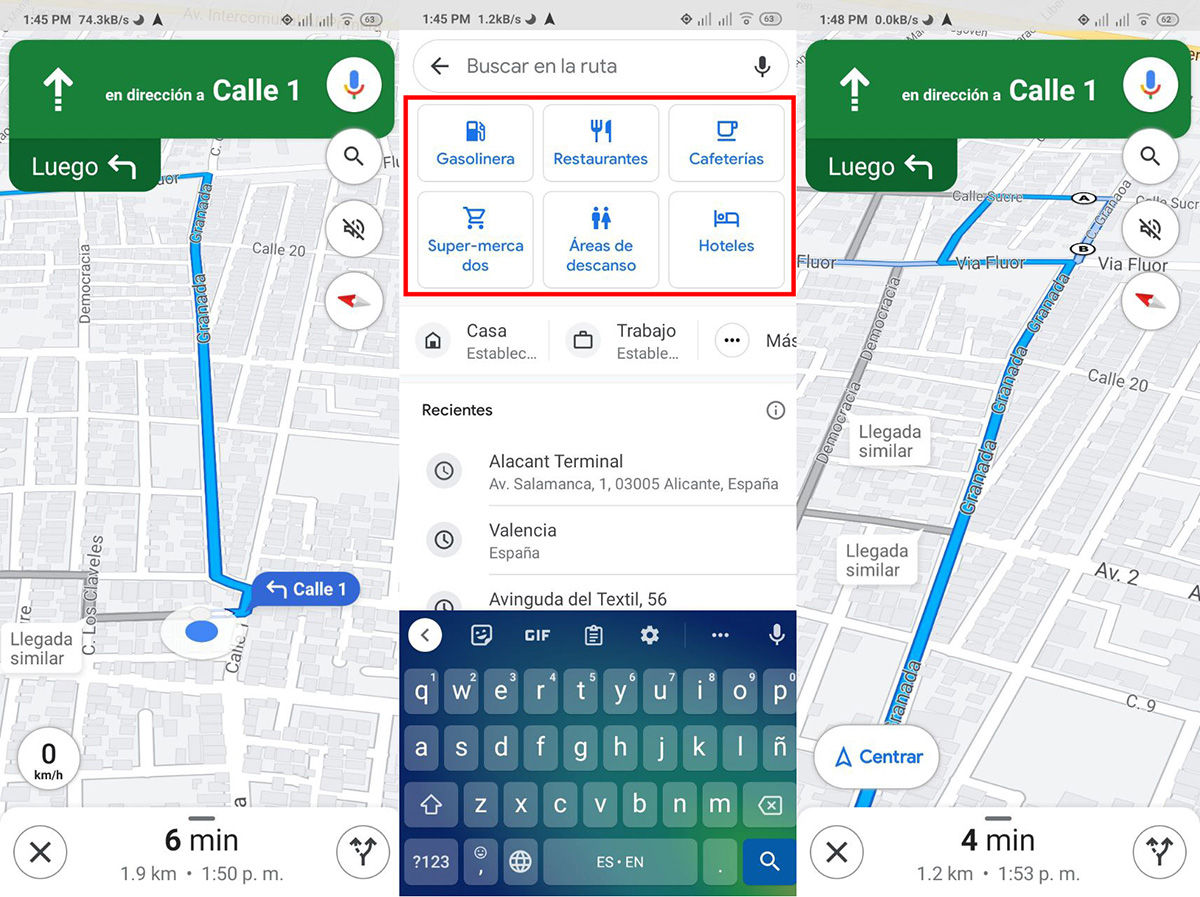 Cómo marcar varias paradas en un mapa de Google Maps lupa