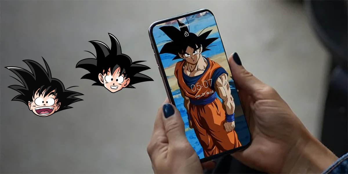Como poner fondo de pantalla animado de Goku viral en TikTok