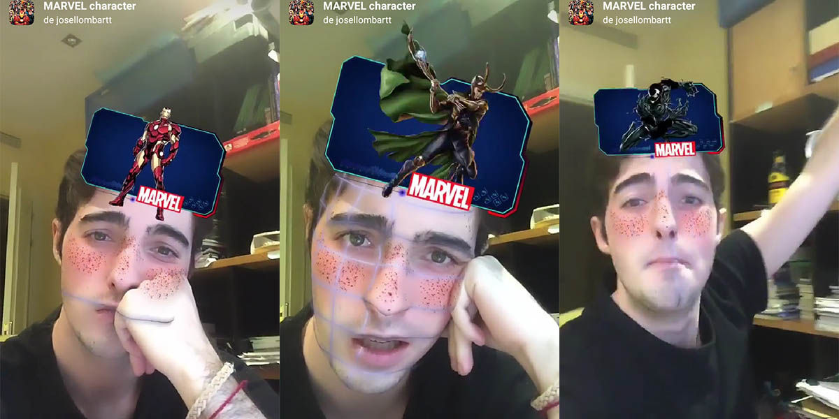 Cómo saber que personaje de Marvel eres filtro Instagram