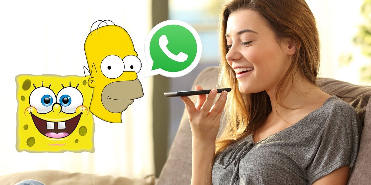 Como tener voz de Simpson o de superheroe para enviar por WhatsApp