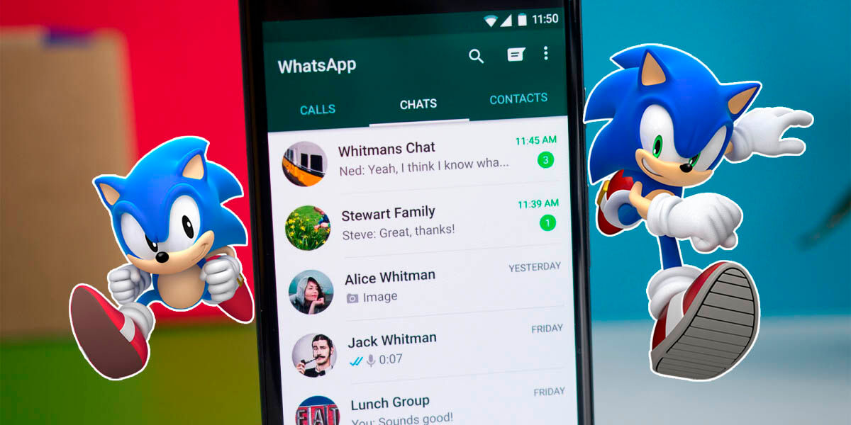 Como tener voz de Sonic para enviar por WhatsApp