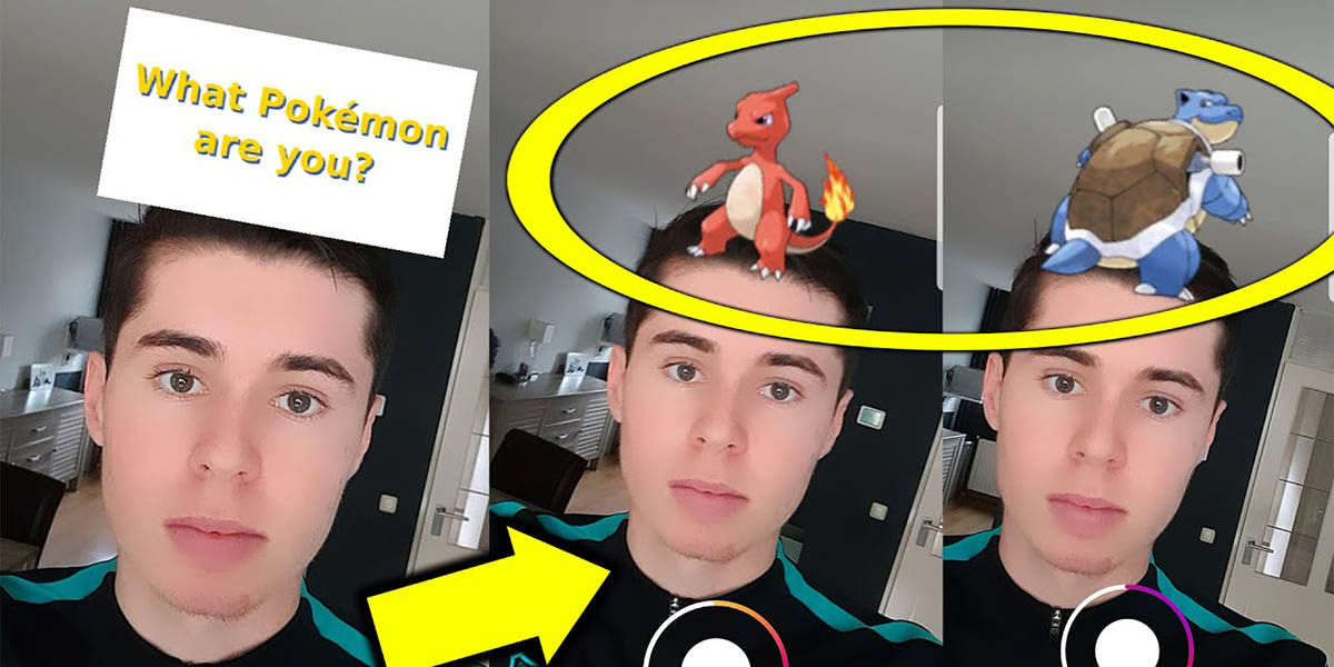 Cómo usar el filtro de Pokémon en Instagram