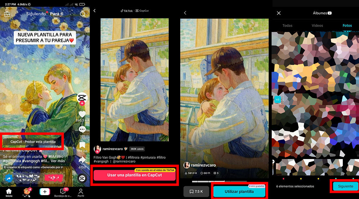 Cómo usar el filtro que transforma tus fotos en obras de Van Gogh de TikTok