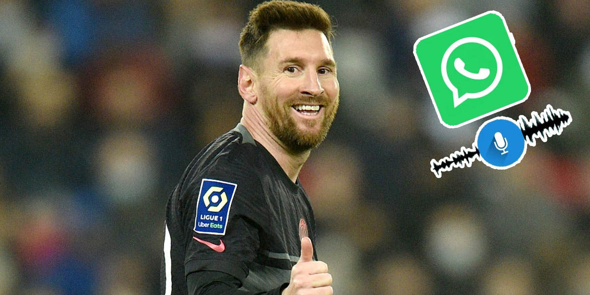 Como usar la voz de Lionel Messi para enviar audios por WhatsApp