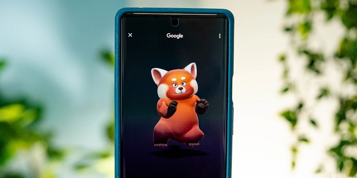 Como ver el panda de RED en Realidad Aumentada desde Google