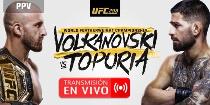 Como ver la pelea Topuria vs Volkanovski UFC online y gratis