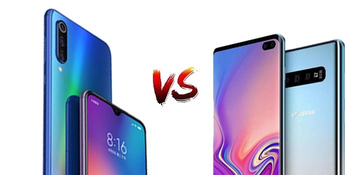 Comparativa Xiaomi Mi 9 vs Samsung Galaxy S10+