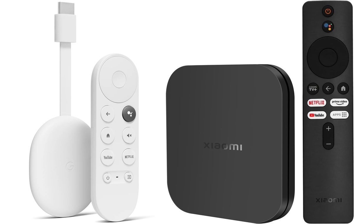Comparativa del Chromecast con Google TV 4K vs Xiaomi TV Box S 2nd Gen