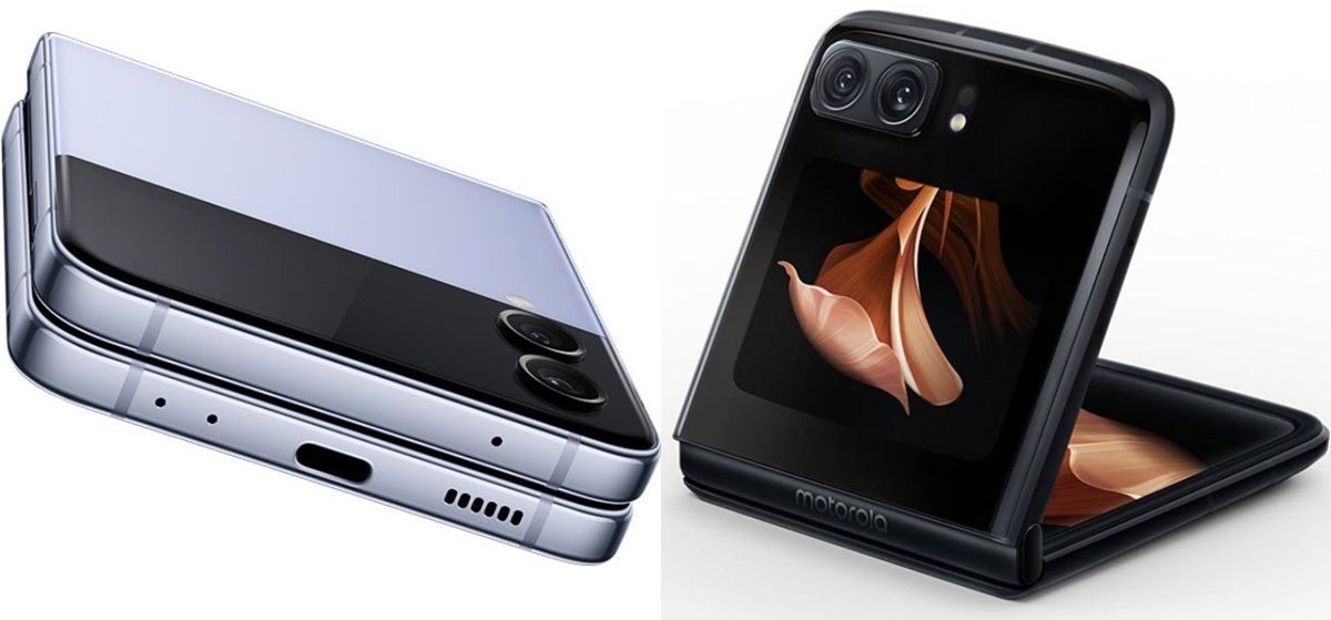 Comparativa del Samsung Galaxy Z Flip 4 vs Motorola Razr 2022