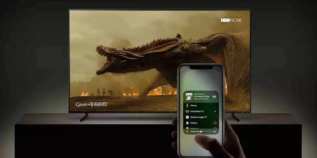 Compartir pantalla de iPhone en Samsung Smart TV