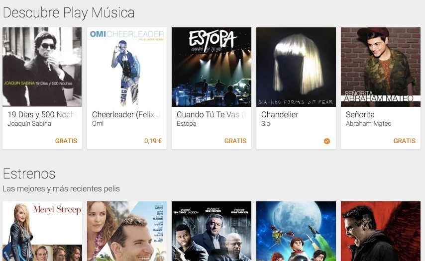 Compra música en Google Play a mitad de precio