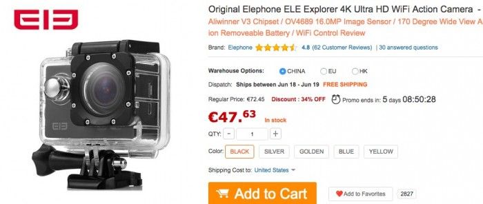 Comprar Elephone ELE Explorer 4K oferta