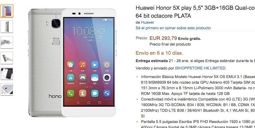 Comprar Honor 5X en España