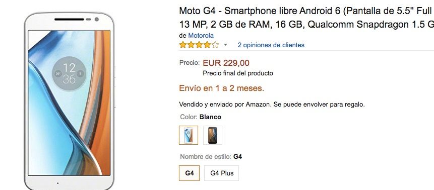 Comprar Moto G4