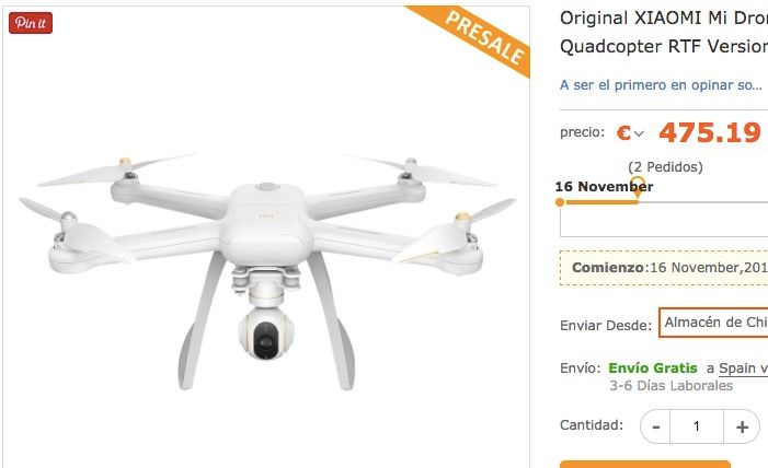 Comprar Xiaomi Mi Drone 4K 