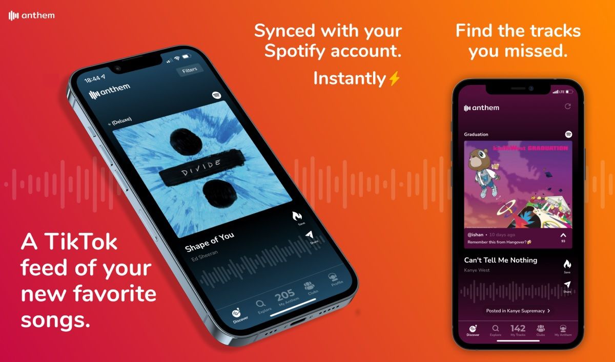 Con Anthem puedes convertir Spotify en TikTok en tu iPhone