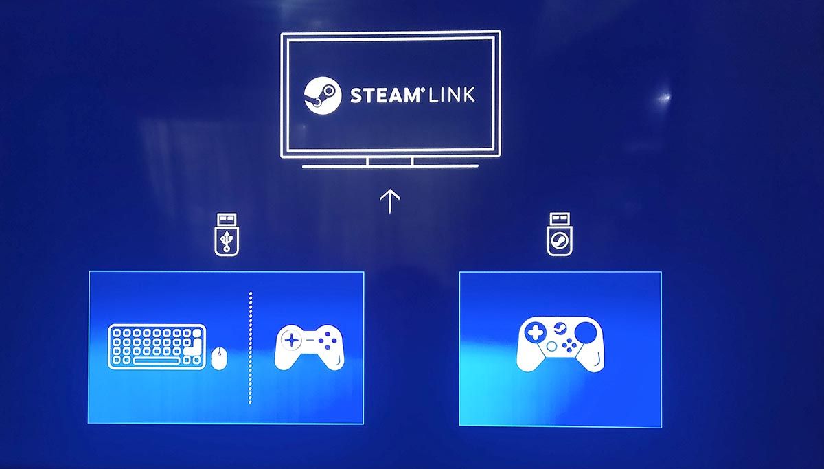Conectar mando o raton y teclado Steam Link Samsung Smart TV