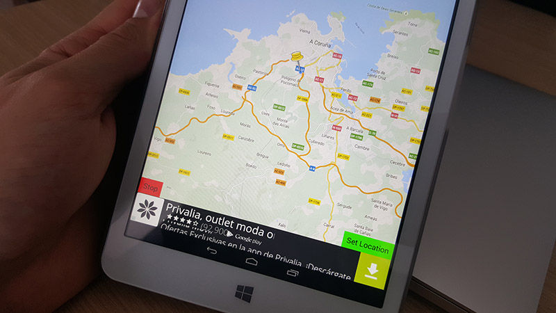 Configurando ubicación en Fake GPS Pro