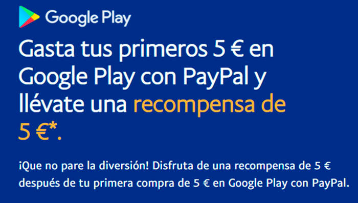Conseguir 5 euros gratis en PayPal