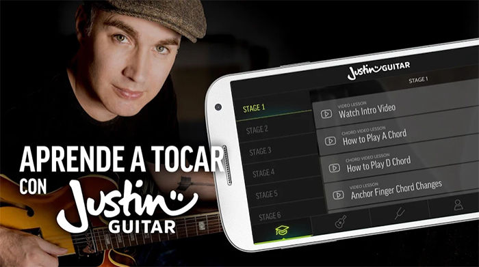 Curso de Justin para Guitarra Android