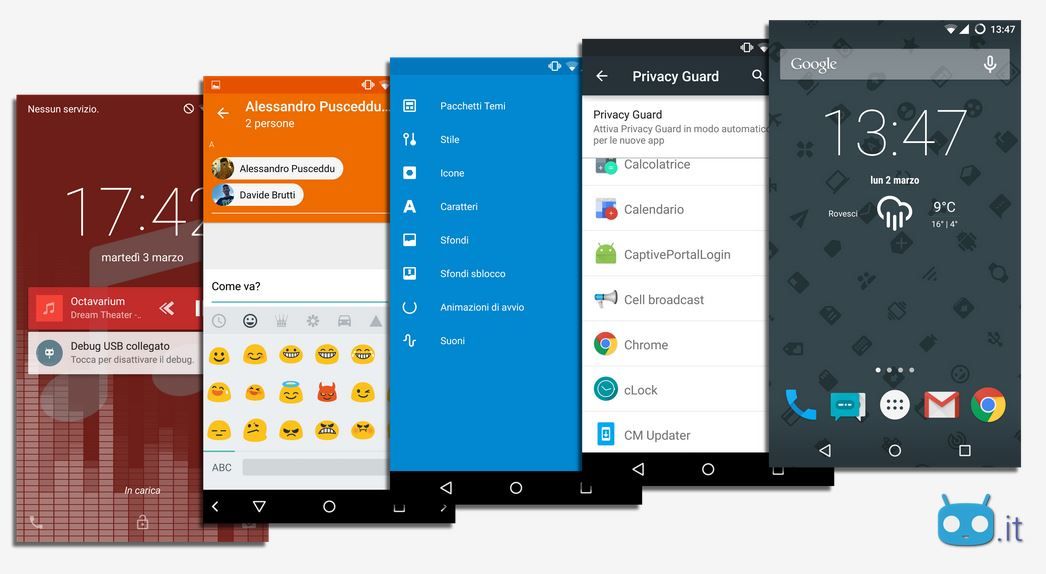 CyanogenMod 12.1 con Android 5.1
