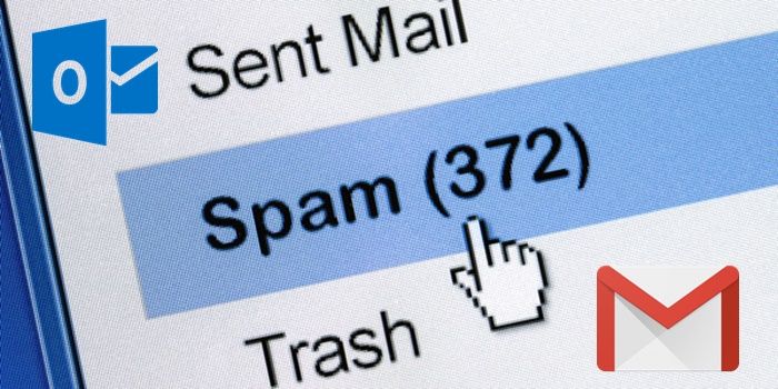 Cómo bloquear correos spam en Gmail y Outlook