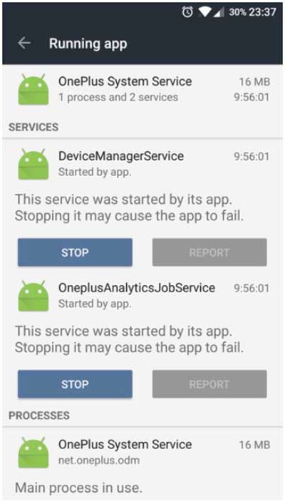 DeviceManagerService OnePlus