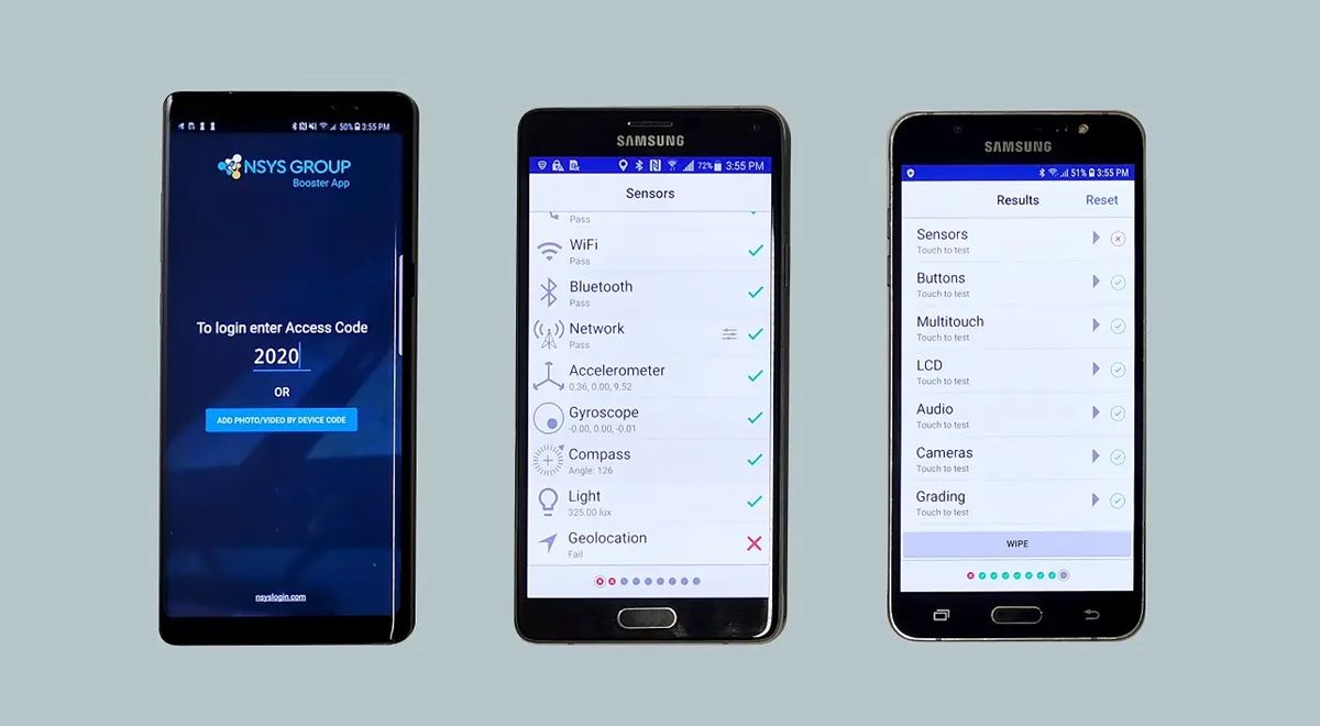 Diagnostico de dispositivos Android de forma inalambrica con NSYS Booster