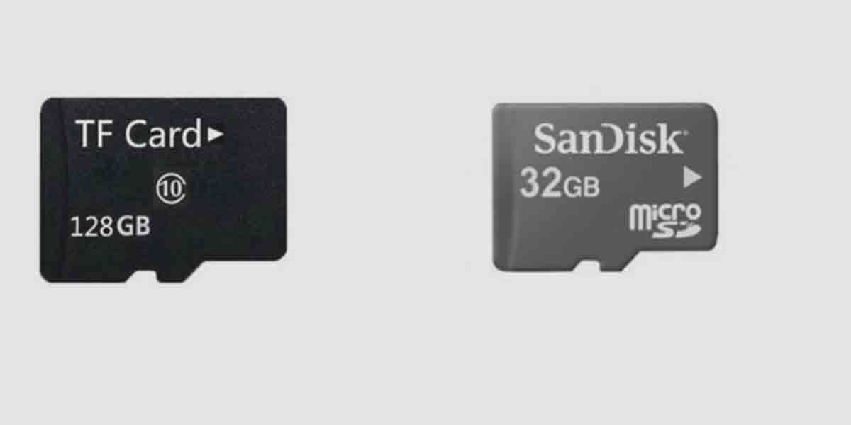 Diferencias microSD y tarjeta TF