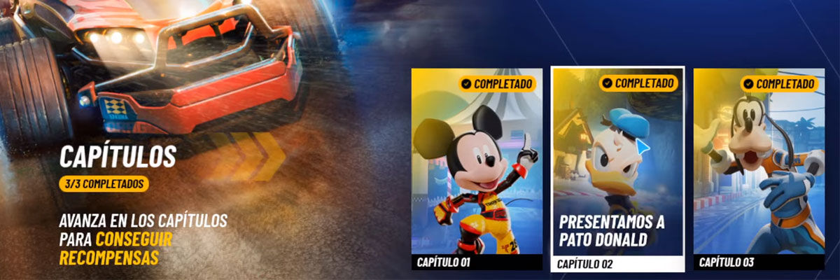 Disney Speedstorm: circuito de inicio