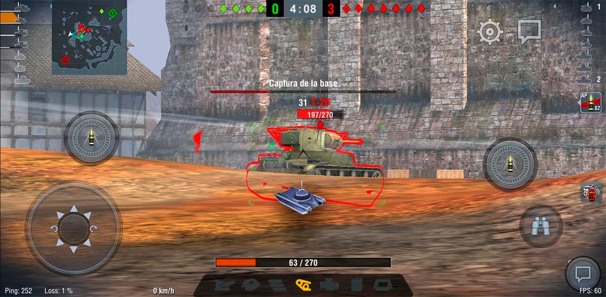 Disparar puntos debiles World of Tanks Blitz