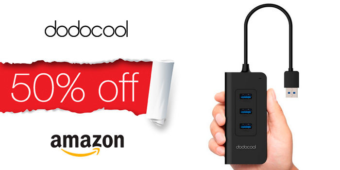 Dodocool Hub USB 3 en Amazon