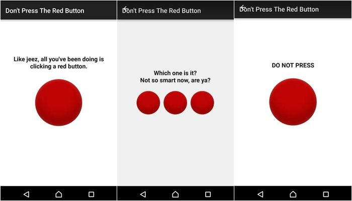Dont Press The Red Button