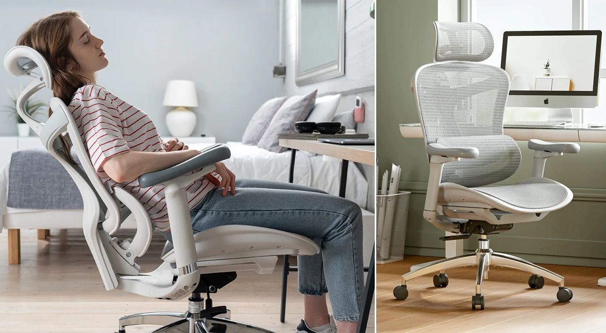 Doro C300 una silla ergonomica con tecnologia de soporte autoadaptable en zona lumbar, cuello y brazos