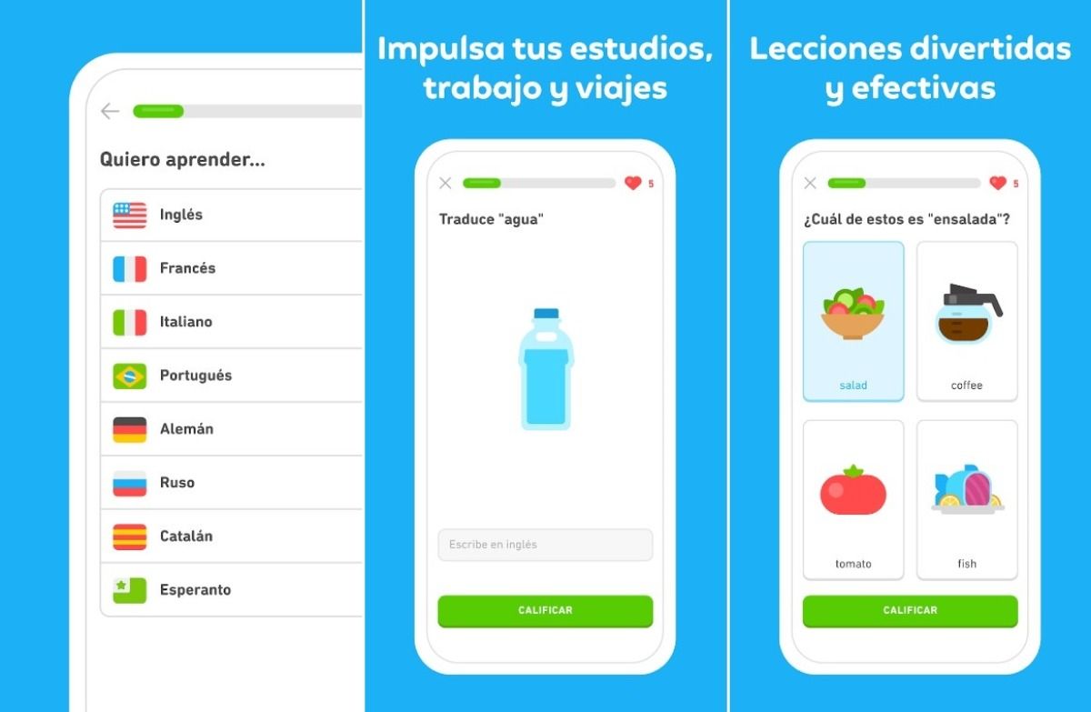 Duolingo aprende idiomas en cualquier lugar