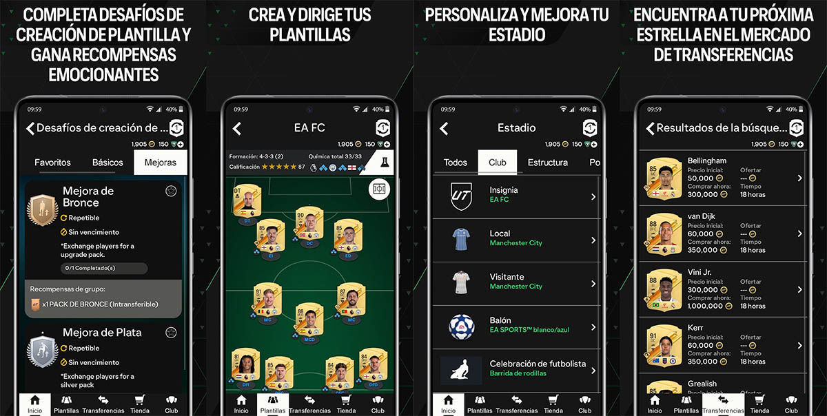 EA Sports FC 24 Ultimate Team Companion app Android iOS como descargar