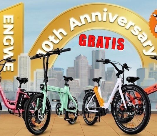 ENGWE ofertas especiales por el decimo aniversario 300 euros de descuento en bicis electricas